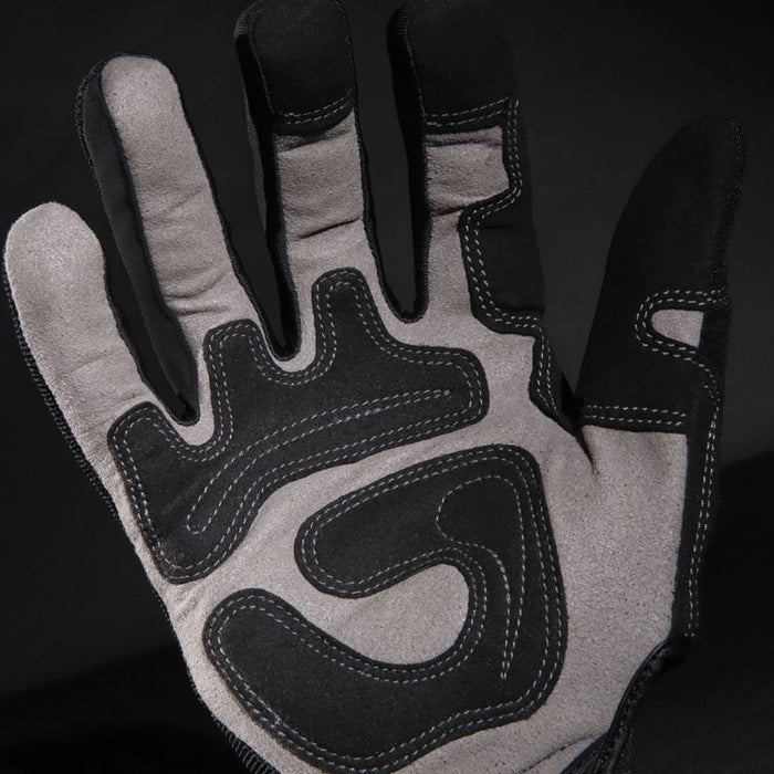 General Utility Gloves, EN388: 2132, 9" Long, X-Large, Black, Pair