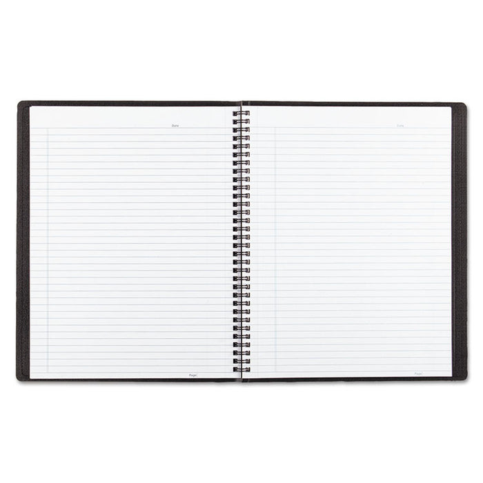 Duraflex Poly Notebook, 1-Subject, Medium/College Rule, Black Cover, (80) 11 x 8.5 Sheets