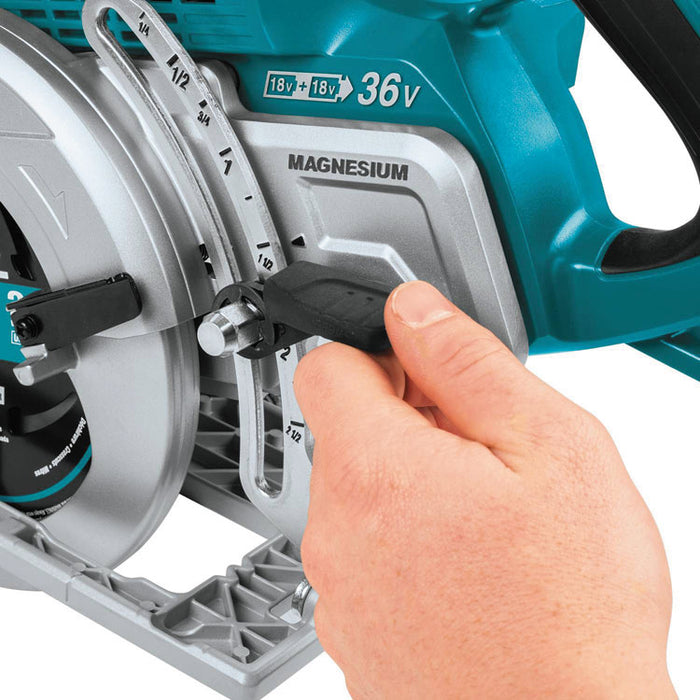 18V X2 (36V) LXT Brushless Lithium-Ion 7.25" Cordless Rear Handle Circular Saw Kit with 2 Batteries (XSR01PT), 5,100 rpm