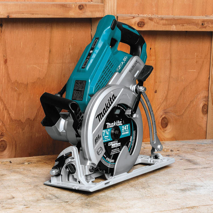 18V X2 (36V) LXT Brushless Lithium-Ion 7.25" Cordless Rear Handle Circular Saw Kit with 2 Batteries (XSR01PT), 5,100 rpm