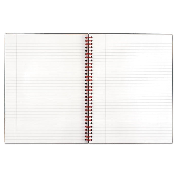Flexible Cover Twinwire Notebooks, SCRIBZEE Compatible, 1-Subject, Wide/Legal Rule, Black/Red Cover, (70) 11 x 8.5 Sheets