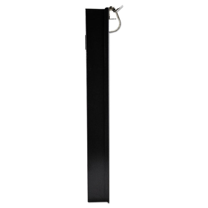 Cruiser Mate Aluminum Storage Clipboard, 1.5" Clip Capacity, Holds 8.5 x 11 Sheets, Black