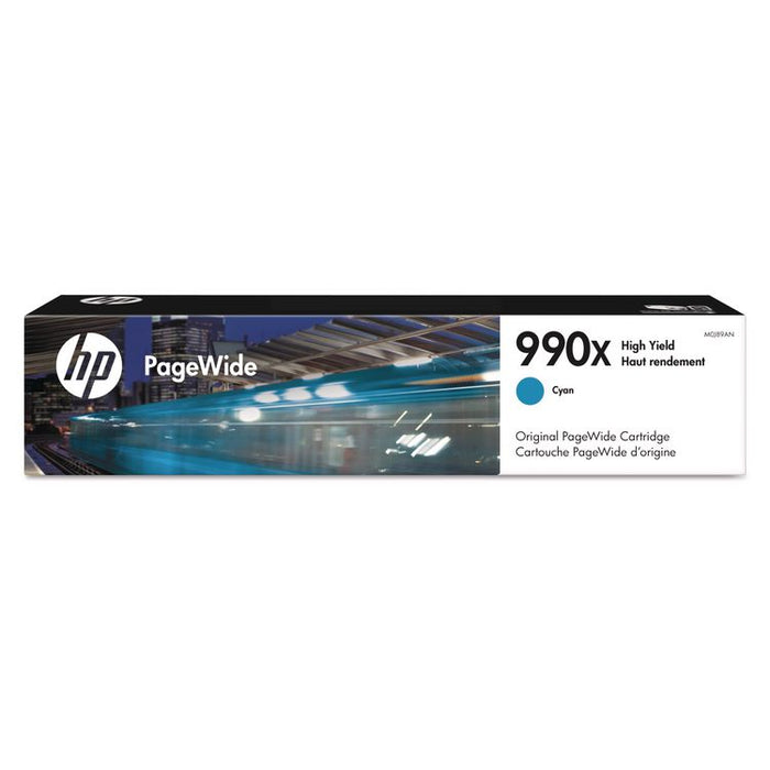 HP 990X, (M0J89AN) High-Yield Cyan Original PageWide Cartridge