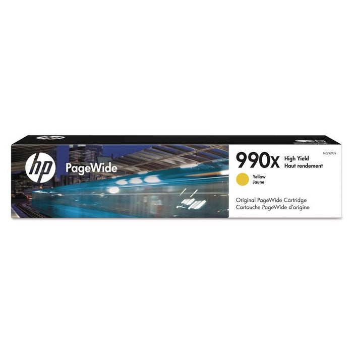 HP 990X, (M0J97AN) High-Yield Yellow Original PageWide Cartridge