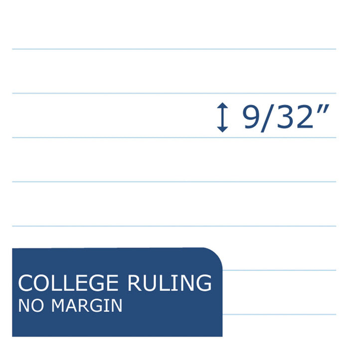 Environotes BioBased Notebook, 1-Subject, Medium/College Rule, Randomly Assorted Earthtone Cover Color, (70) 9.5 x 6 Sheets