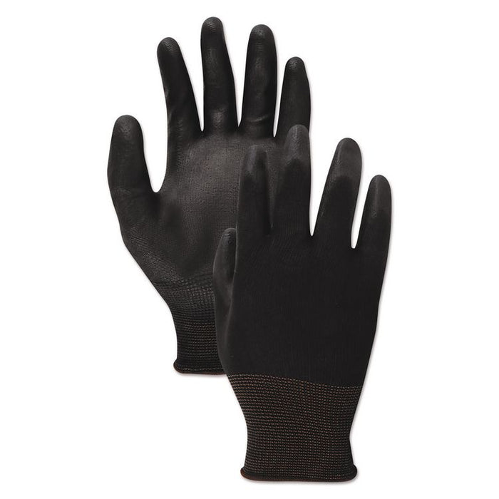 Palm Coated HPPE Gloves, X-Large (Size 10), Salt and Pepper/Black, 12 Pairs