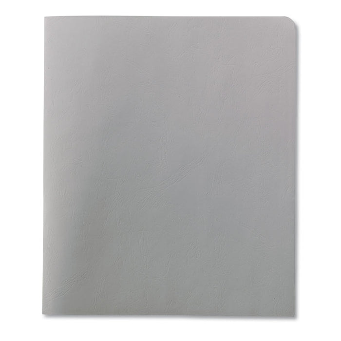 Two-Pocket Folders, Accommodates (100) 11 x 8.5 Sheets, White, 25/Box