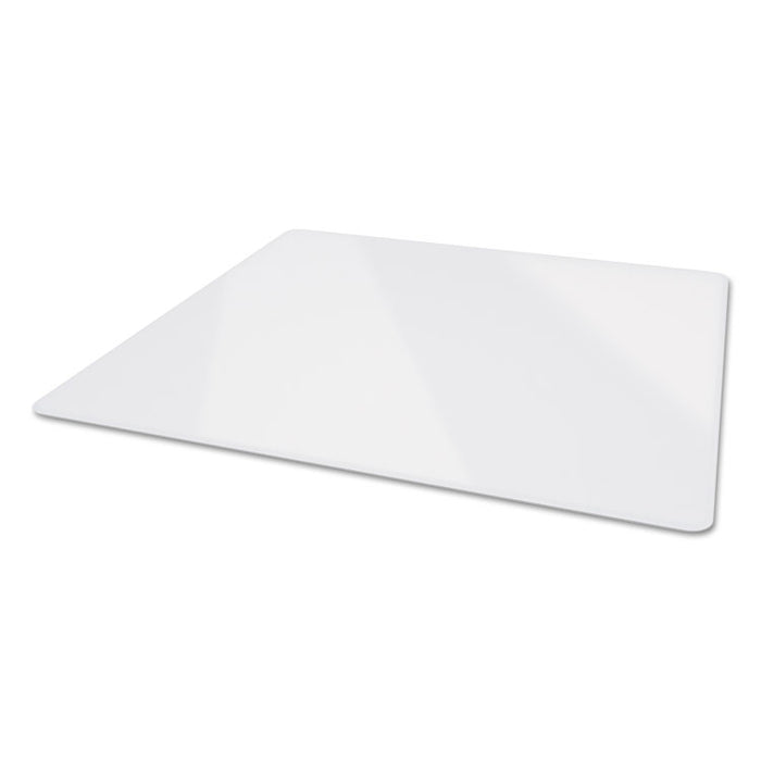 Premium Glass Chair Mat for Flat to Plush Pile Carpeted and Hard Floors, Rectangular, Polished Edges, 44" x 50", Clear