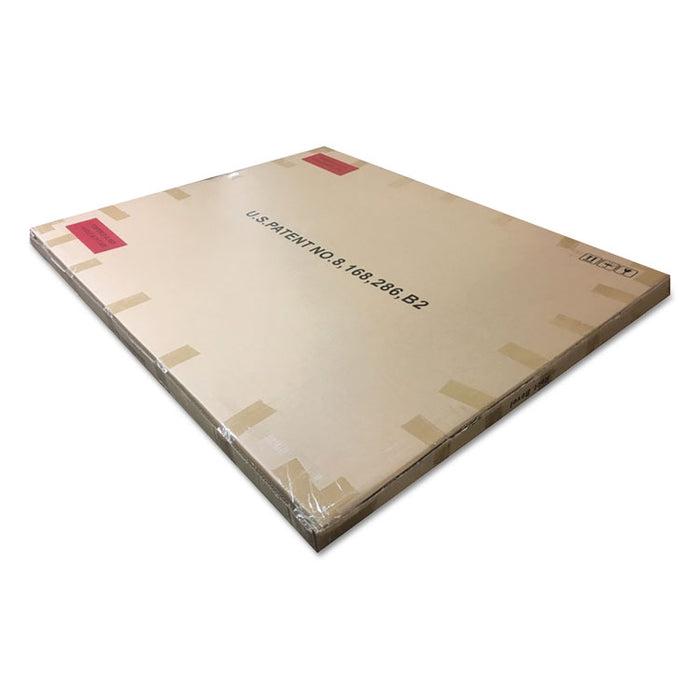 Premium Glass Chair Mat for Flat to Plush Pile Carpeted and Hard Floors, Rectangular, Polished Edges, 44" x 50", Clear