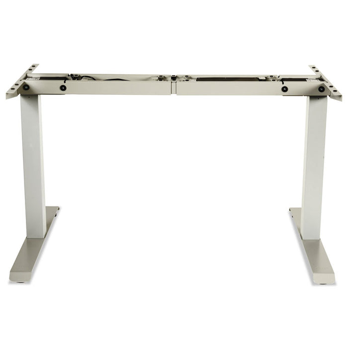 Alera AdaptivErgo Sit-Stand Two-Stage Electric Height-Adjustable Table Base, 42.03" to 70.9" x 23.6" x 27" to 45.2", Gray