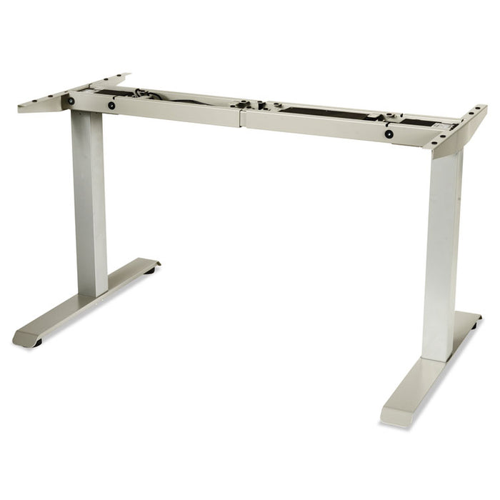 Alera AdaptivErgo Sit-Stand Two-Stage Electric Height-Adjustable Table Base, 42.03" to 70.9" x 23.6" x 27" to 45.2", Gray