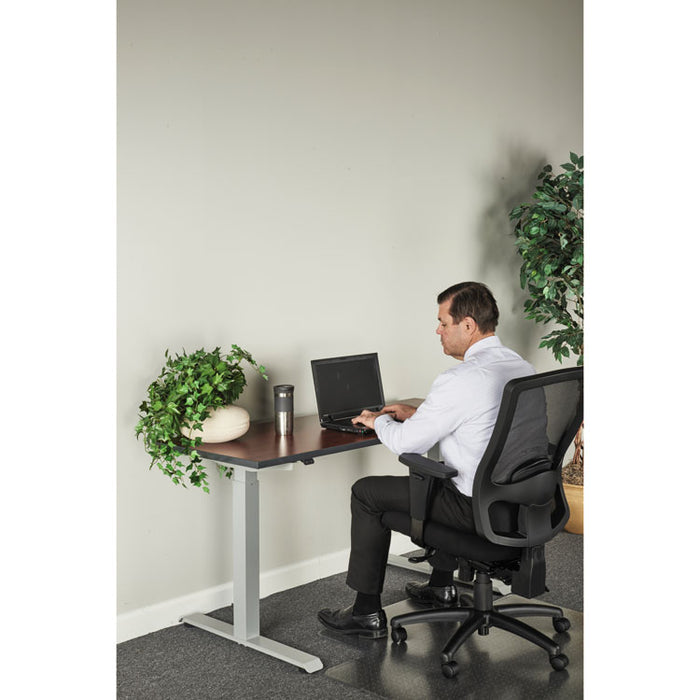 Alera AdaptivErgo Sit-Stand Two-Stage Electric Height-Adjustable Table Base, 42.03" to 70.9" x 23.6" x 27" to 45.2", Gray