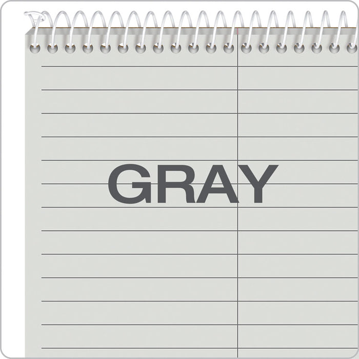 Prism Steno Pads, Gray Cover, Gregg Rule, (80) Gray 6 x 9 Sheets, 4/Pack
