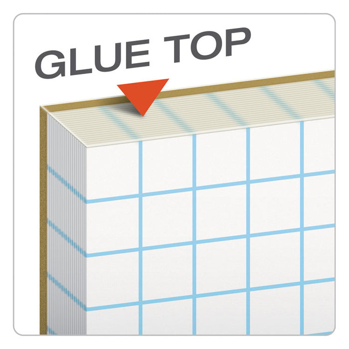 Cross Section Pads, Quadrille Rule (4 sq/in, 1 sq/in), (50) White 8.5 x 11 Sheets