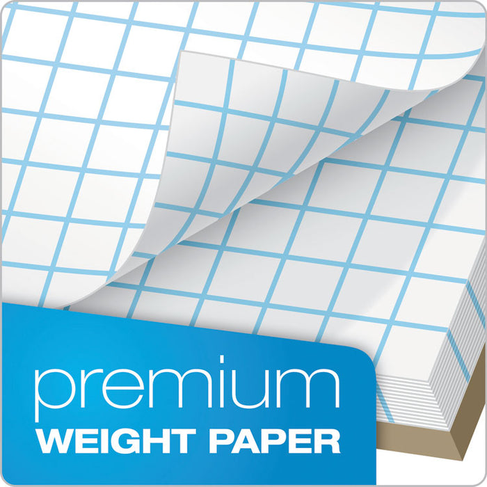 Cross Section Pads, Quadrille Rule (4 sq/in, 1 sq/in), (50) White 8.5 x 11 Sheets