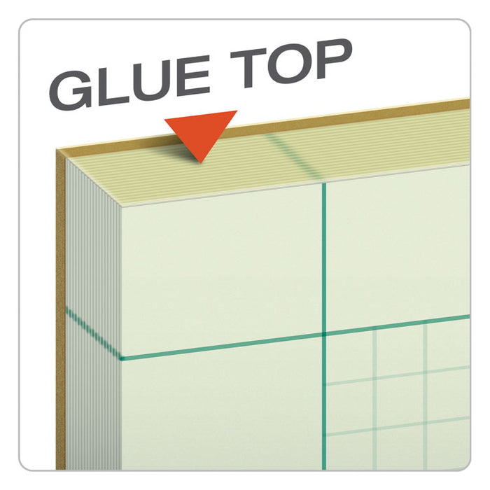 Engineering Computation Pads, Green Cover, Quadrille Rule (5 sq/in, 1 sq/in), (200) Green-Tint 8.5 x 11 Sheets