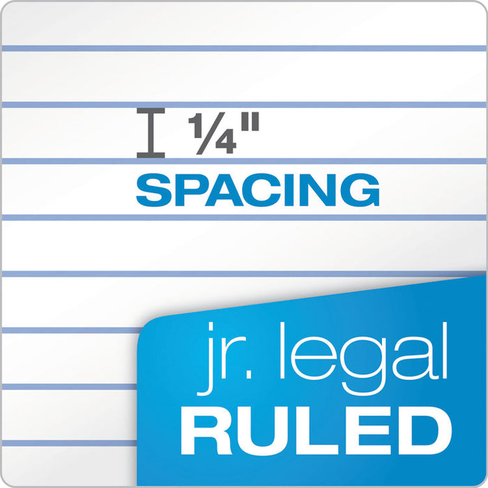 Docket Ruled Perforated Pads, Narrow Rule, (50) White 5 x 8 Sheets, 12/Pack