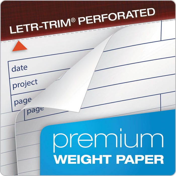 Docket Gold Planning Pads, Project-Management Format and Quadrille Rule (4 sq/in), (40) White 8.5 x 11 Sheets, 4/Pack