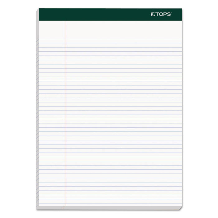 Double Docket Ruled Pads, Narrow Rule, (100) White 8.5 x 11 Sheets, 4/Pack