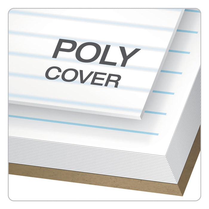 Docket Gold Steno Pads, Frosted White Cover, Gregg Rule, (100) White 6 x 9 Heavyweight 20 lb Bond Sheets