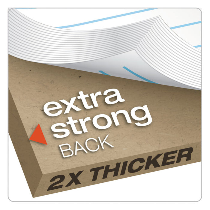 Docket Gold Steno Pads, Frosted White Cover, Gregg Rule, (100) White 6 x 9 Heavyweight 20 lb Bond Sheets