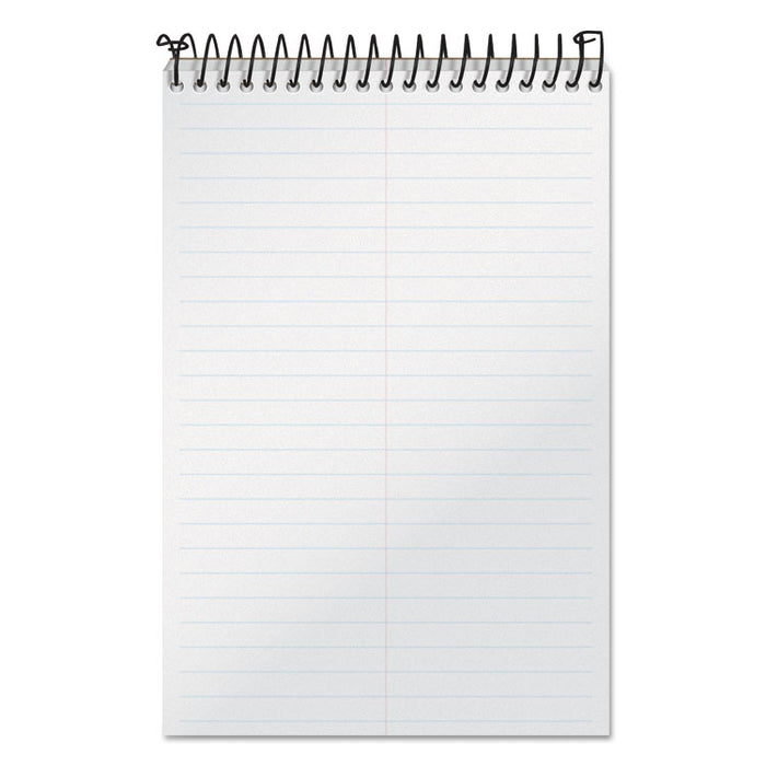 Docket Gold Steno Pads, Frosted White Cover, Gregg Rule, (100) White 6 x 9 Heavyweight 20 lb Bond Sheets