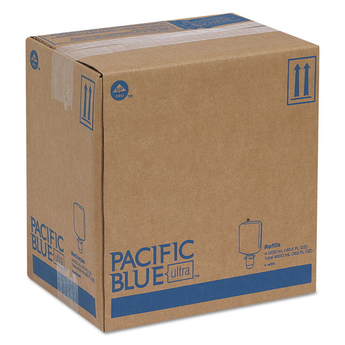 Pacific Blue Ultra Foam Soap Manual Dispenser Refill, Antimicrobial, Pacific Citrus Scent, 1,200 mL, 4/Carton