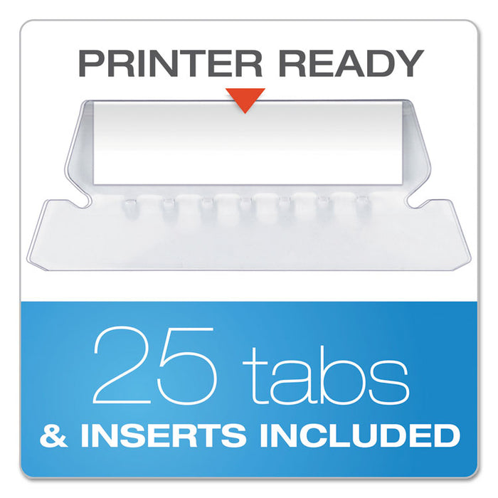 Extra Capacity Reinforced Hanging File Folders with Box Bottom, 3" Capacity, Letter Size, 1/5-Cut Tabs, Green, 25/Box