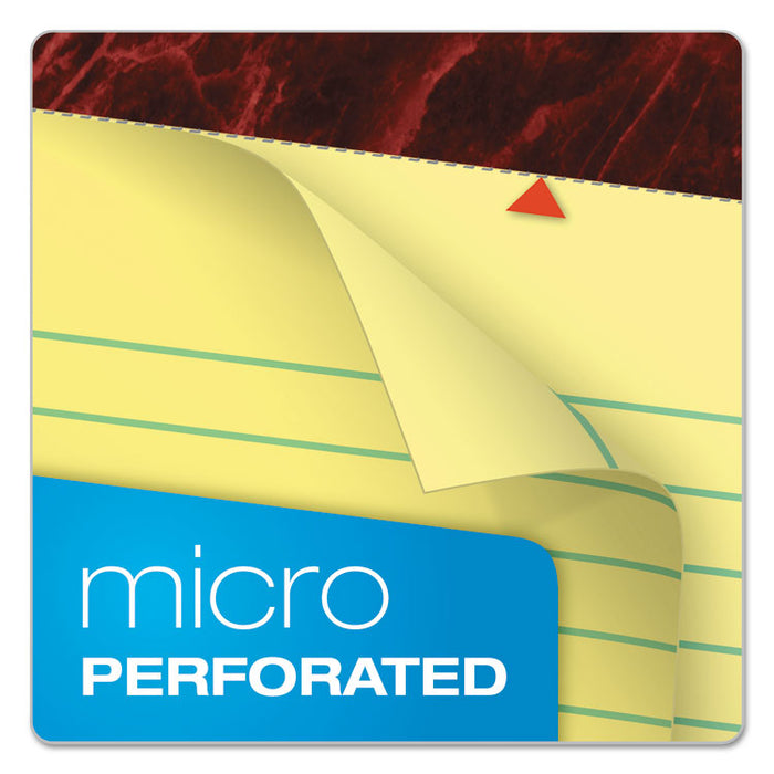 Gold Fibre Quality Writing Pads, Narrow Rule, (50) Canary Yellow 8.5 x 11 Sheets, Dozen