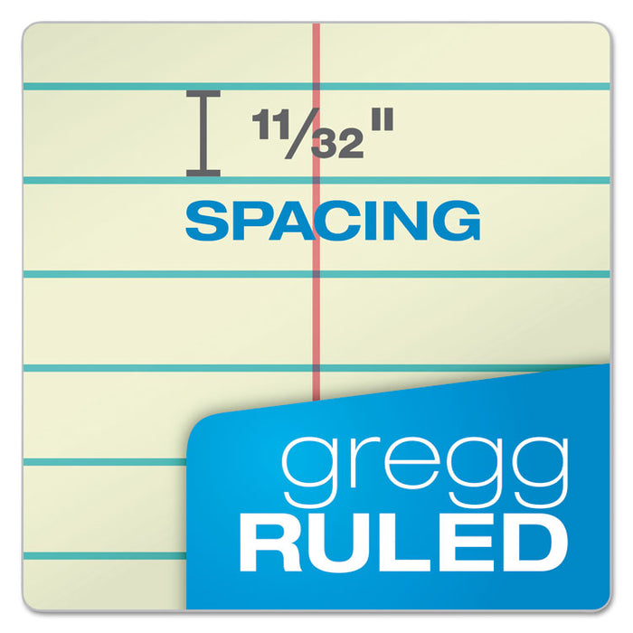 Steno Pads, Green Cover, Gregg Rule, (80) Green-Tint 6 x 9 Sheets, 6/Pack