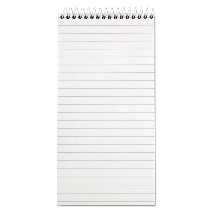 Reporter's Notepad, White Cover, Wide/Legal Rule, (70) White 4 x 8 Sheets, 12/Pack