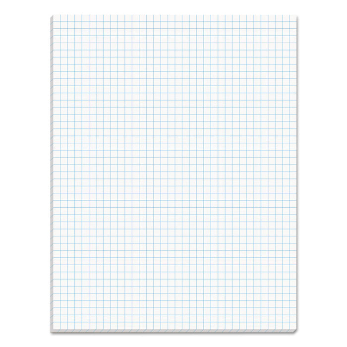 Quadrille Pads, Quadrille Rule (4 sq/in), (50) White 8.5 x 11 Sheets