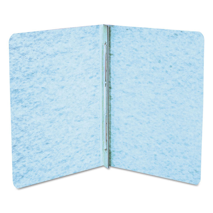 PRESSTEX Report Cover with Tyvek Reinforced Hinge, Side Bound, Two-Piece Prong Fastener, 3" Capacity, 8.5 x 11, Light Blue