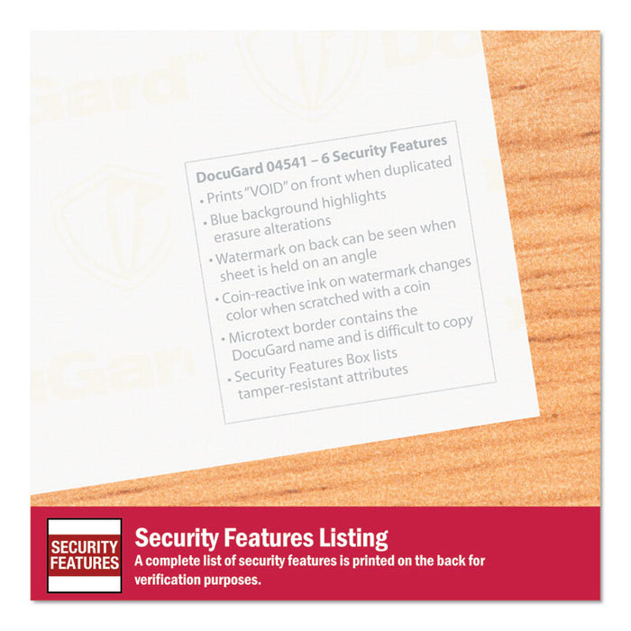 Medical Security Papers, 24-lb Bond Weight, 8.5 x 11, Blue, 500/Ream