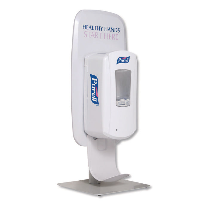 LTX or TFX Table Top Dispenser Stand, 3.79 x 17.68 x 9.18, White