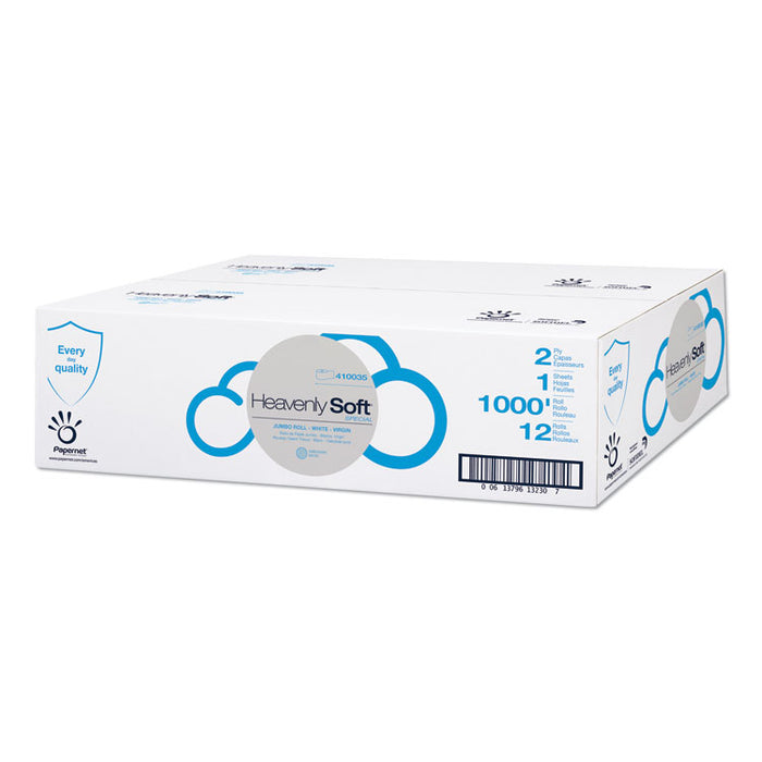 Heavenly Soft Toilet Tissue, Septic Safe, 2-Ply, 3.5" x 1,000 ft, White, 12 Rolls/Carton