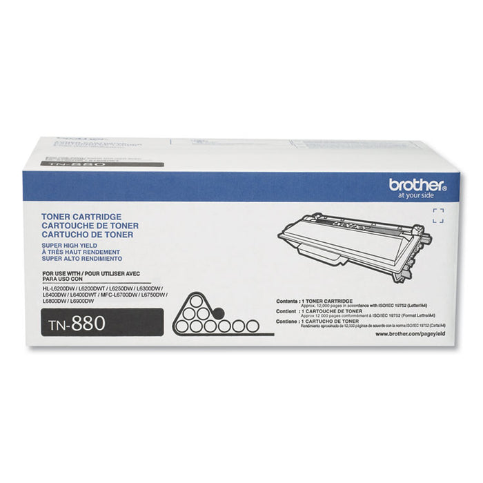 TN880G High-Yield Toner, 12,000 Page-Yield, Black, TAA Compliant