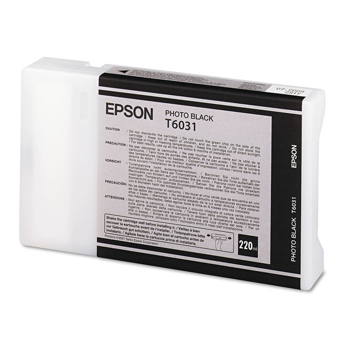 T603100 (60) UltraChrome K3 Ink, Photo Black