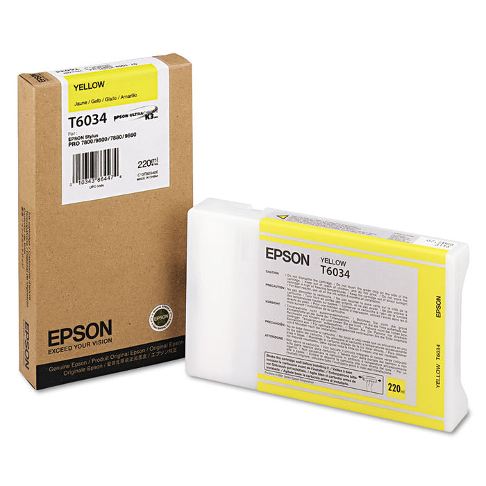 T603400 (60) UltraChrome K3 Ink, Yellow