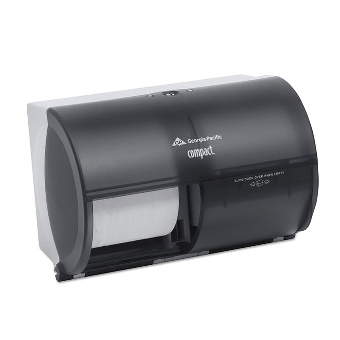Compact Tissue Dispenser and Angel Soft ps Tissue Start Kit, 10.13 x 6.75 x 7.13, Translucent Smoke