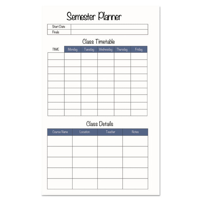 Recycled Academic Weekly/Monthly Appointment Planner, 8 x 5, Black Cover, 13-Month: Aug 2025 to Aug 2026