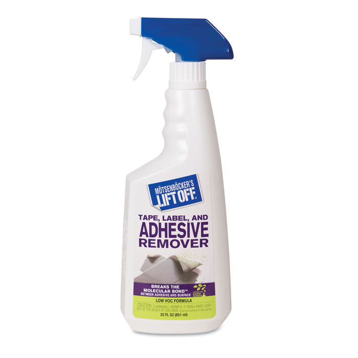 Tape, Label and Adhesive Remover, 22 oz Trigger Spray Bottle, 6/Carton