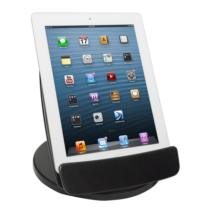 Desktop Routating Table Rotating Desktop Tablet Stand, Black — Axiscore