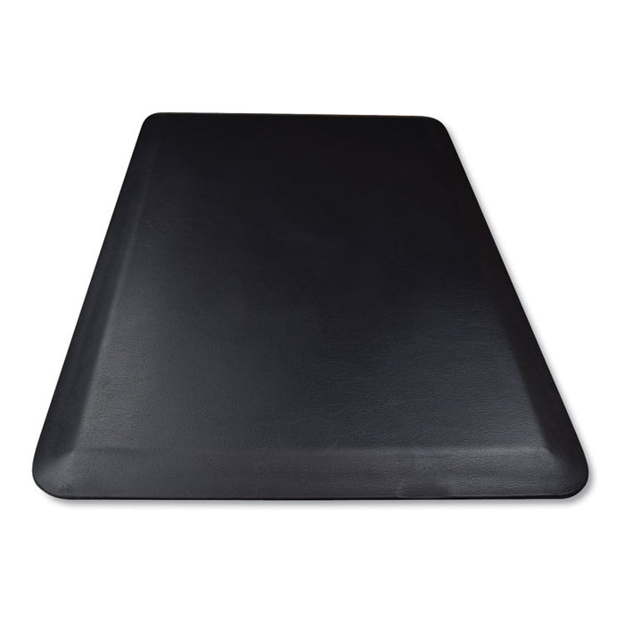 Anti-Fatigue Mat, Rectangular, Black Smooth Surface, 36" x 24"