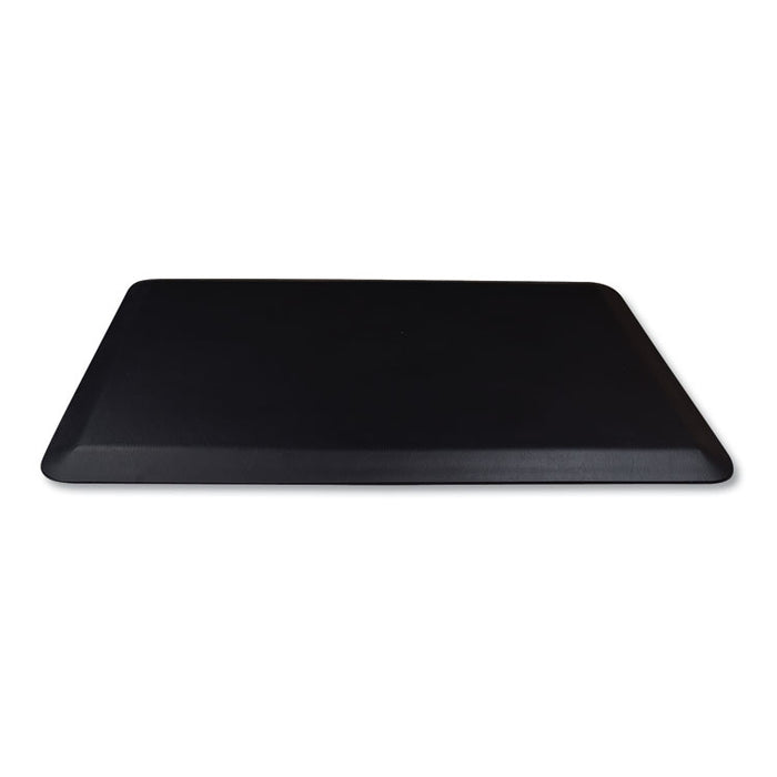 Anti-Fatigue Mat, Rectangular, Black Smooth Surface, 36" x 24"