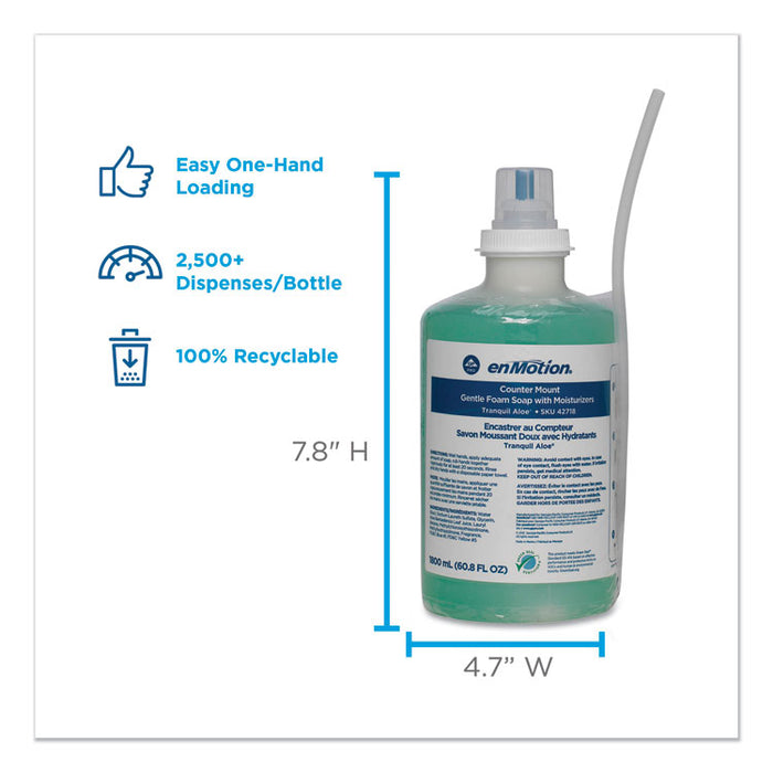 GP enMotion Counter Mount Foam Soap Refill, Tranquil Aloe Scent, 1,800 mL, 2/Carton