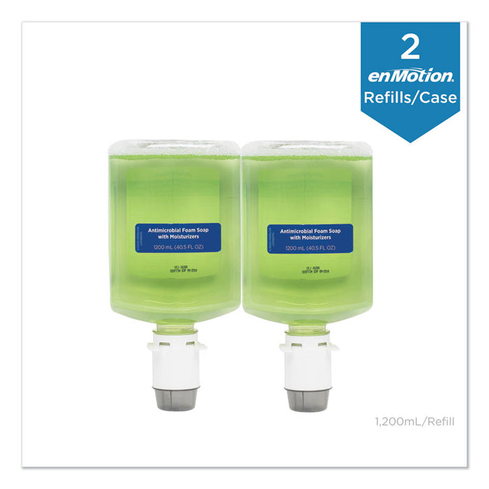 GP enMotion Automated Touchless Antimicrobial Foam Soap Refill, Tranquil Aloe Scent, 1,200 mL Bottle, 2/Carton