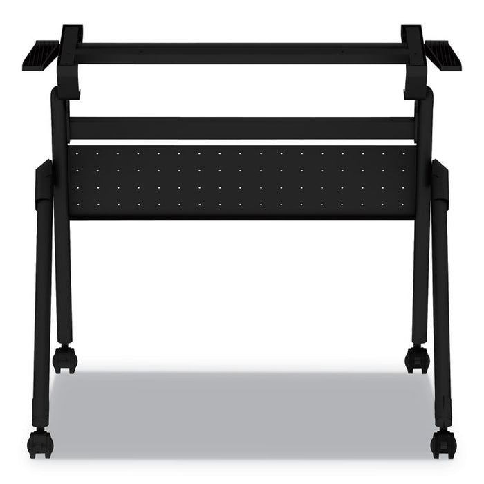 Flip and Nest Table Base, 32.25w x 23.63d x 28.5h, Black