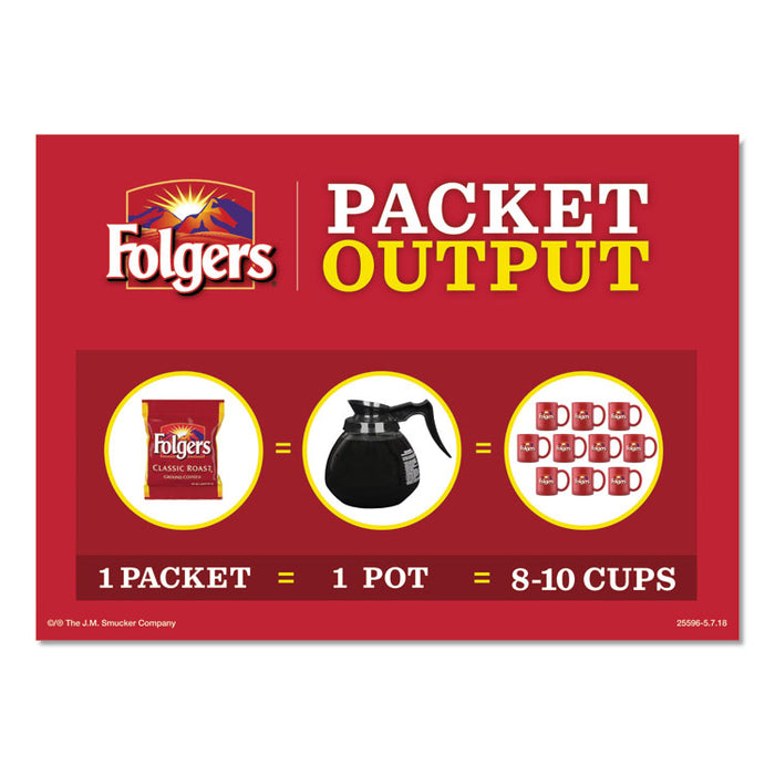 Coffee, Classic Roast, Decaf, 0.9 oz Bag, 36/Carton