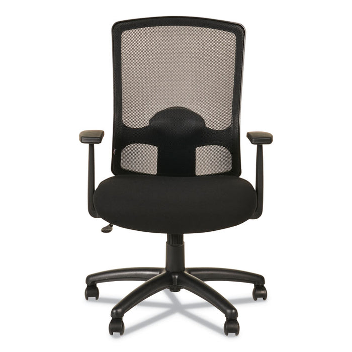 Alera Etros Series High-Back Swivel/Tilt Chair, Supports Up to 275 lb, 18.11" to 22.04" Seat Height, Black